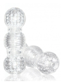 Прозрачный фигурный мастурбатор Master Stroker - Blush Novelties - в Кисловодске купить с доставкой