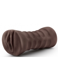 Коричневый мастурбатор-вагина Hot Chocolate Brianna - Blush Novelties - в Кисловодске купить с доставкой