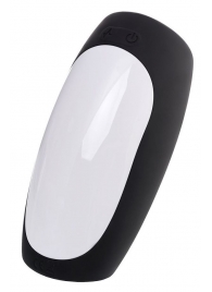 Черно-белый перезаряжаемый мастурбатор Erotist Hailstorm - Erotist Adult Toys - в Кисловодске купить с доставкой