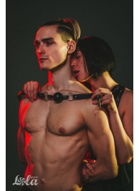 Черный кляп Love Addict на замочке - Lola Games - купить с доставкой в Кисловодске