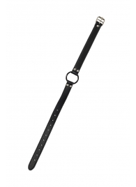 Черный кляп-кольцо Modesty - Lola Games - купить с доставкой в Кисловодске