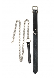 Черный ошейник с поводком Wild - Lola Games - купить с доставкой в Кисловодске