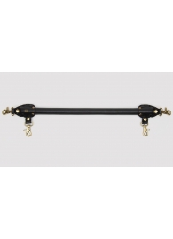 Черная распорка для ног Bound to You Faux Leather Spreader Bar - 50,8 см. - Fifty Shades of Grey - купить с доставкой в Кисловодске
