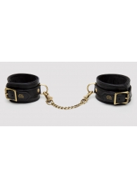 Черные оковы на ноги Bound to You Faux Leather Ankle Cuffs - Fifty Shades of Grey - купить с доставкой в Кисловодске