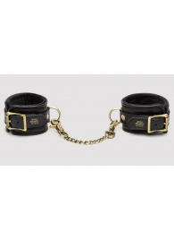 Черные наручники Bound to You Faux Leather Wrist Cuffs - Fifty Shades of Grey - купить с доставкой в Кисловодске