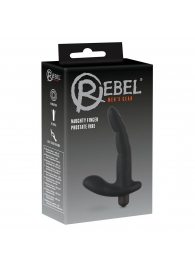 Черный вибромассажер простаты Naughty Finger Prostate Vibe - 13,8 см. - Orion - в Кисловодске купить с доставкой