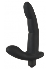 Черный вибромассажер простаты Naughty Finger Prostate Vibe - 13,8 см. - Orion - в Кисловодске купить с доставкой