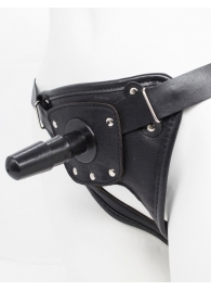 Черный пояс для насадок CLASS STRAP Restyling - LOVETOY (А-Полимер) - купить с доставкой в Кисловодске