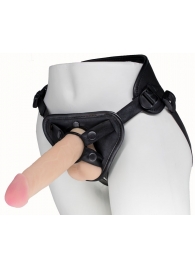 Пояс харнесс BEST UNI strap с 2 насадками - 18 и 22 см. - LOVETOY (А-Полимер) - купить с доставкой в Кисловодске