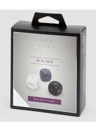 Игральные кубики для пар Play Nice - Fifty Shades of Grey - купить с доставкой в Кисловодске