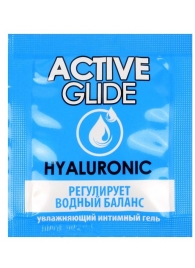 Лубрикант на водной основе Active Glide с гиалуроновой кислотой - 3 гр. - Биоритм - купить с доставкой в Кисловодске
