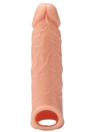 Телесная насадка EXTENDER WITH BALL STRAP 6.5 - 17 см. - Dream Toys - в Кисловодске купить с доставкой