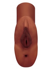 Коричневый мастурбатор Perfect Pussy Double Stroker - Pipedream - в Кисловодске купить с доставкой