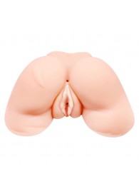 Телесная вибровагина Julie с 2 рабочими отверстиями - Baile - в Кисловодске купить с доставкой