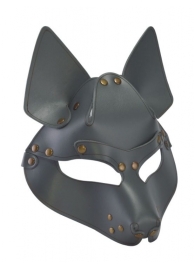 Серая маска Wolf с клепками - Sitabella - купить с доставкой в Кисловодске