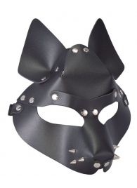 Черная маска Wolf с шипами - Sitabella - купить с доставкой в Кисловодске