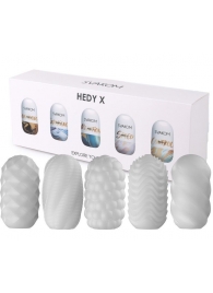 Набор из 5 мастурбаторов Hedy X5 Mixed - Svakom - в Кисловодске купить с доставкой