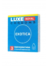 Текстурированные презервативы LUXE Royal Exotica - 3 шт. - Luxe - купить с доставкой в Кисловодске