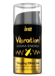 Жидкий интимный гель с эффектом вибрации Vibration! Vodka Energy - 15 мл. - INTT - купить с доставкой в Кисловодске