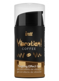 Жидкий интимный гель с эффектом вибрации Vibration! Coffee - 15 мл. - INTT - купить с доставкой в Кисловодске