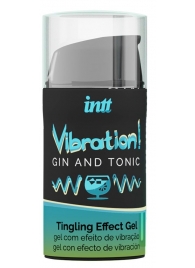 Жидкий интимный гель с эффектом вибрации Vibration! Gin   Tonic - 15 мл. - INTT - купить с доставкой в Кисловодске
