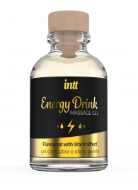 Массажный гель с согревающим эффектом Energy Drink - 30 мл. - INTT - купить с доставкой в Кисловодске