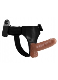 Страпон на трусиках с вибрацией Ultra Passionate Harness - 16 см. - Baile - купить с доставкой в Кисловодске