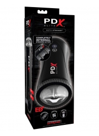 Черный автоматический мастурбатор-ротик Moto Stroker - Pipedream - в Кисловодске купить с доставкой