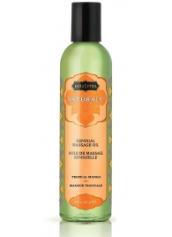Массажное масло Naturals Tropical Mango с ароматом манго - 236 мл. - Kama Sutra - купить с доставкой в Кисловодске