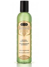 Массажное масло Naturals Vanilla Sandalwood с ароматом ванили и сандала - 236 мл. - Kama Sutra - купить с доставкой в Кисловодске