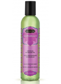 Массажное масло Naturals Island Passion Berry с ароматом тропических фруктов - 236 мл. - Kama Sutra - купить с доставкой в Кисловодске
