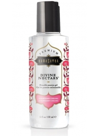 Гель-лубрикант на водной основе Divine Nectars Strawberry Dream с ароматом клубники - 150 мл. - Kama Sutra - купить с доставкой в Кисловодске