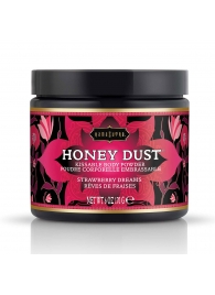 Пудра для тела Honey Dust Body Powder с ароматом клубники - 170 гр. - Kama Sutra - купить с доставкой в Кисловодске