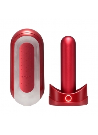 Красный мастурбатор Flip Zero Red   Warmer с подогревом - Tenga - в Кисловодске купить с доставкой