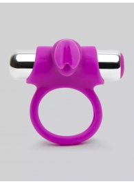 Лиловое виброкольцо с пультом ДУ Remote Control Cock Ring - Happy Rabbit - в Кисловодске купить с доставкой