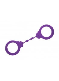 Фиолетовые силиконовые поножи Limitation - Lola Games - купить с доставкой в Кисловодске