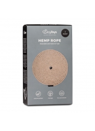 Пеньковая веревка для связывания Hemp Rope - 5 м. - Easy toys - купить с доставкой в Кисловодске