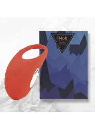 Красное кольцо с вибрацией Thor Cockring - FeelzToys - в Кисловодске купить с доставкой
