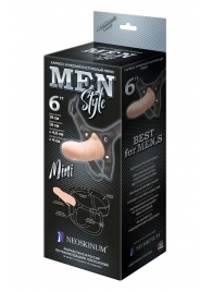 Пустотелый фаллопротез MEN STYLE - 17,5 см. - LOVETOY (А-Полимер) - купить с доставкой в Кисловодске