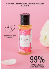 Массажное масло Pleasure Lab Delicate с ароматом пиона и пачули - 50 мл. - Pleasure Lab - купить с доставкой в Кисловодске