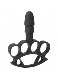 Кастет с штырьком для насадок Vac-U-Lock Knuckle Up - Doc Johnson - купить с доставкой в Кисловодске