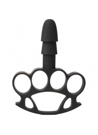 Кастет с штырьком для насадок Vac-U-Lock Knuckle Up - Doc Johnson - купить с доставкой в Кисловодске