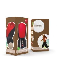 Чёрно-красный вибромастурбатор Cobra Libre 2 - Fun Factory - в Кисловодске купить с доставкой