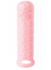 Розовый фаллоудлинитель Homme Long - 15,5 см. - Lola Games - в Кисловодске купить с доставкой