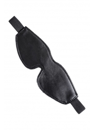 Черная маска Anonymo из искусственной кожи - ToyFa - купить с доставкой в Кисловодске