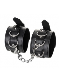 Черные оковы Anonymo из искусственной кожи - ToyFa - купить с доставкой в Кисловодске