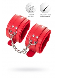 Красные оковы Anonymo из искусственной кожи - ToyFa - купить с доставкой в Кисловодске
