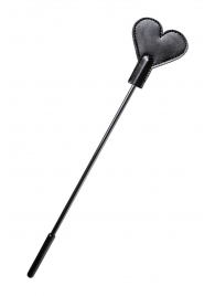 Черный стек со шлепком в форме сердца Anonymo - 35 см. - ToyFa - купить с доставкой в Кисловодске