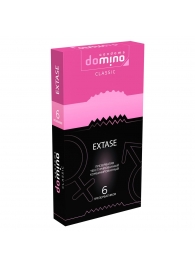 Презервативы с точками и рёбрышками DOMINO Classic Extase - 6 шт. - Domino - купить с доставкой в Кисловодске