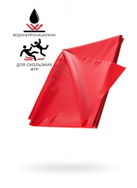 Красная простыня для секса из ПВХ - 220 х 200 см. - ToyFa - купить с доставкой в Кисловодске